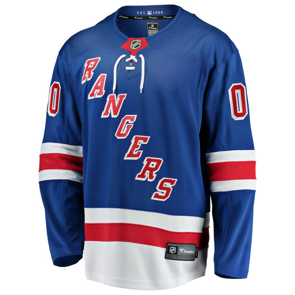 New York Rangers Fanatics Home Breakaway Custom Jersey - Blue - NHL 2791506