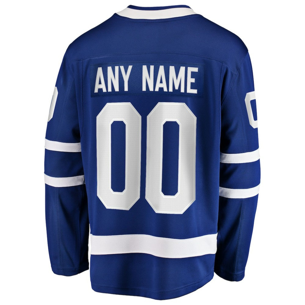 Toronto Maple Leafs Fanatics Home Breakaway Custom Jersey - Blue - NHL 2791513