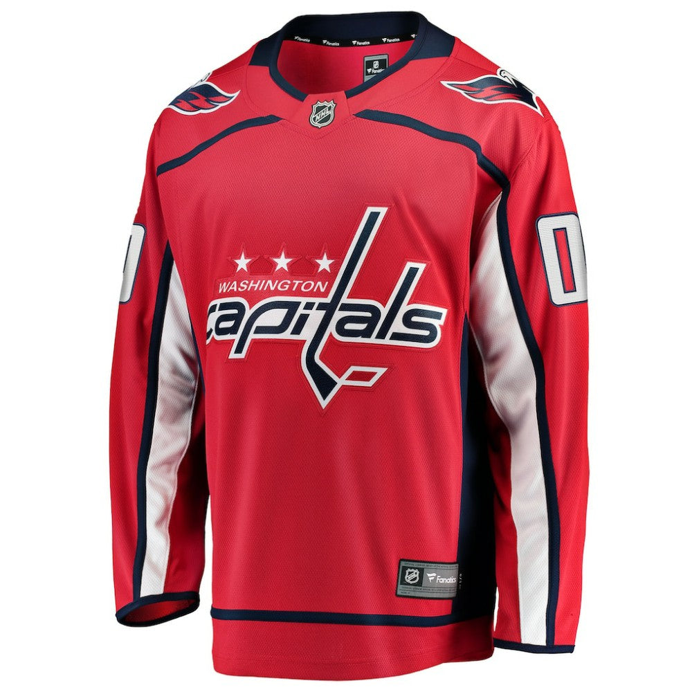 Washington Capitals Fanatics Home Breakaway Custom Jersey - Red - NHL 2791516
