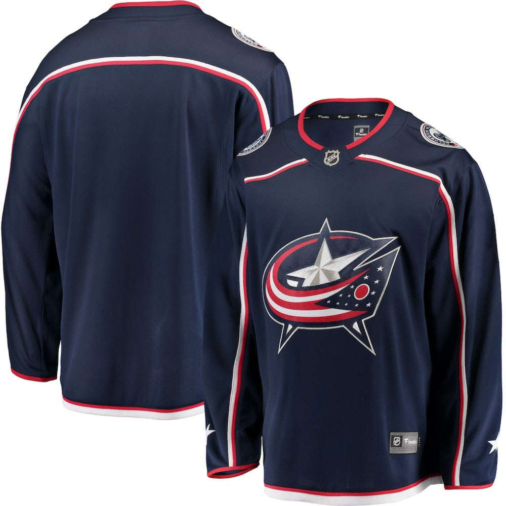 Columbus Blue Jackets Fanatics Breakaway Home Jersey - Navy - NHL 2793229