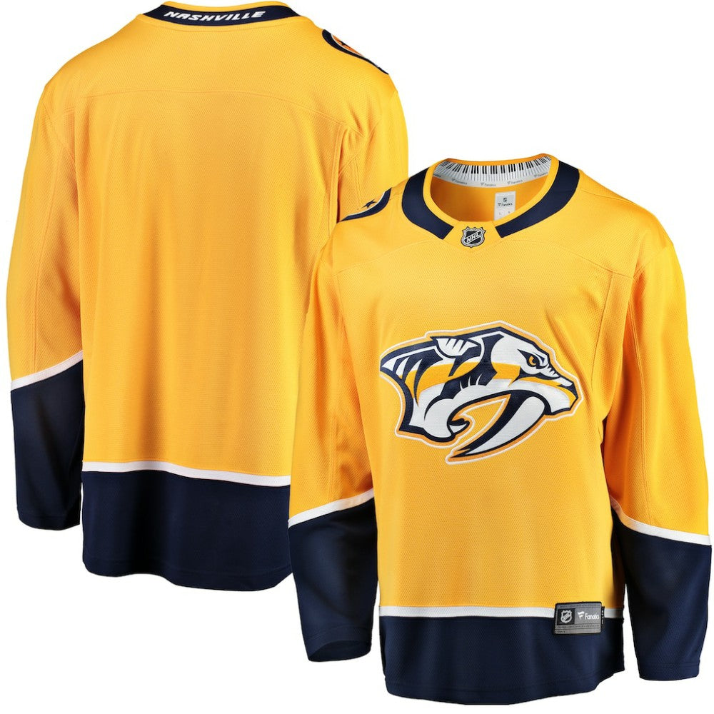 Nashville Predators Fanatics Breakaway Home Jersey - Gold - NHL 2793237