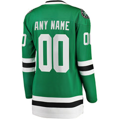 Dallas Stars Fanatics Women's Home Breakaway Custom Jersey - Green - NHL 2793371