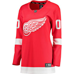 Detroit Red Wings Fanatics Women's Home Breakaway Custom Jersey - Red - NHL 2793372