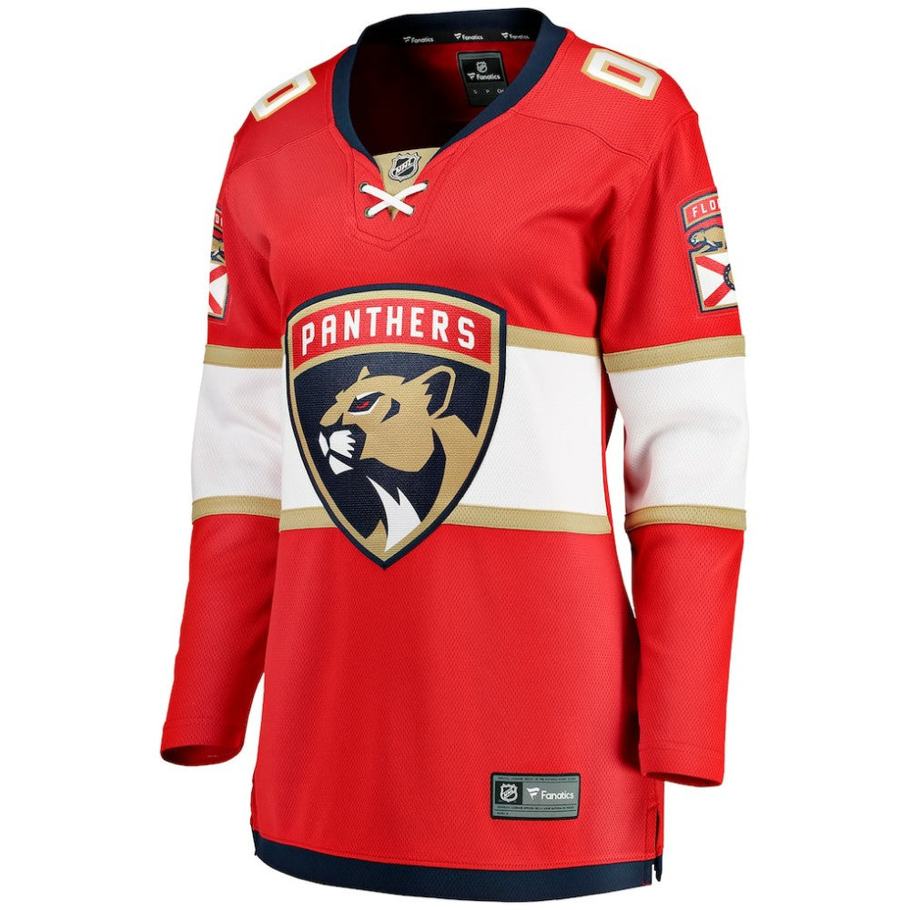 Florida Panthers Fanatics Women's Home Breakaway Custom Jersey - Red - NHL 2793374