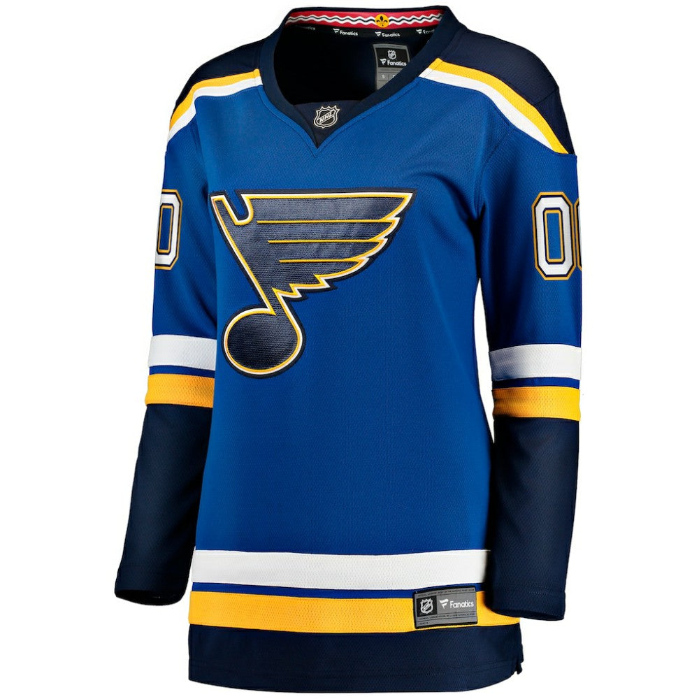 St. Louis Blues Fanatics Women's Home Breakaway Custom Jersey - Blue - NHL 2793383