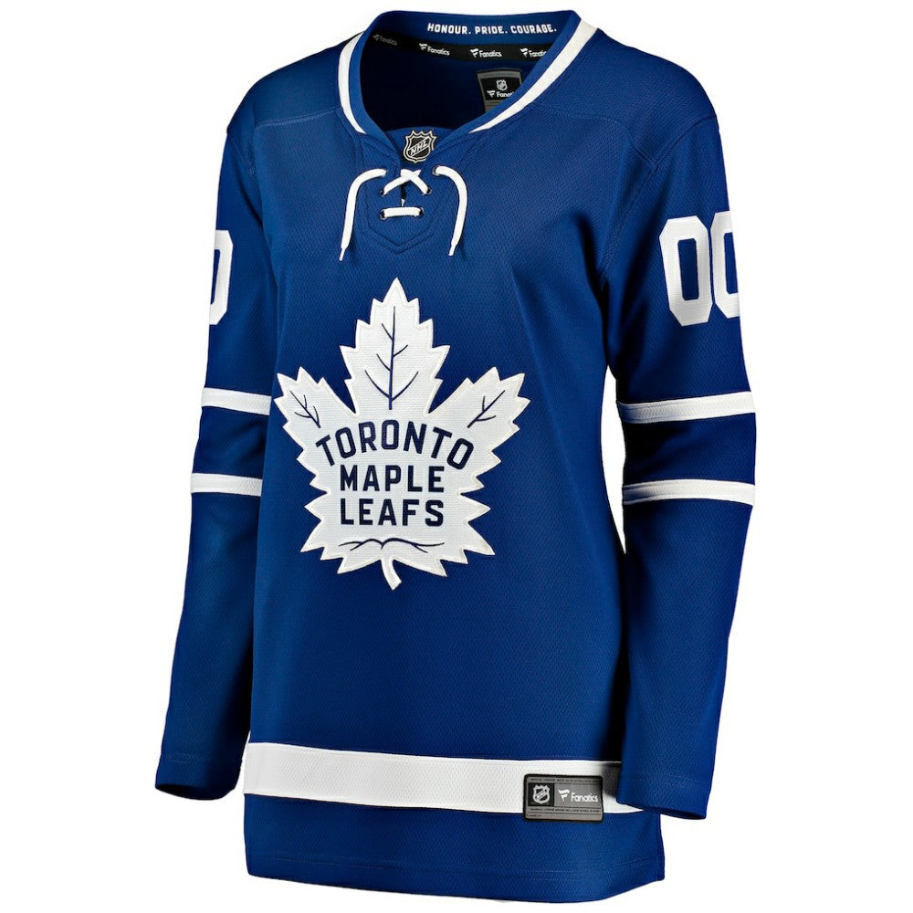 Toronto Maple Leafs Fanatics Women's Home Breakaway Custom Jersey - Blue - NHL 2793385