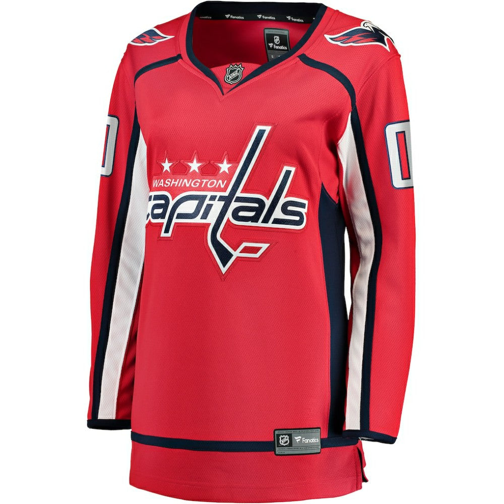 Washington Capitals Fanatics Women's Home Breakaway Custom Jersey - Red - NHL 2793388