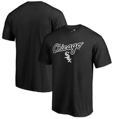 Chicago White Sox Team Lockup T-Shirt - Black - MLB Discount