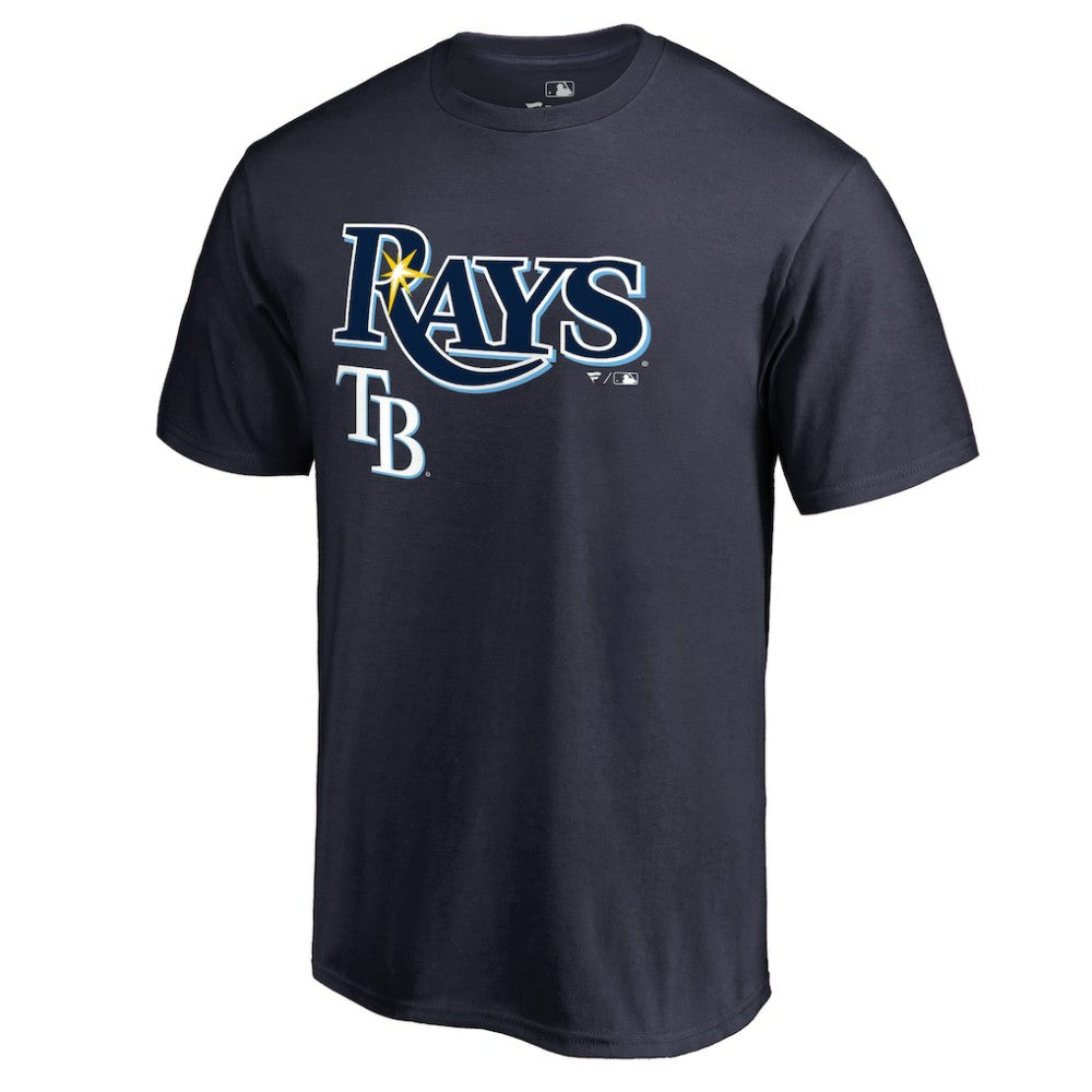 Tampa Bay Rays Team Lockup T-Shirt - Navy - MLB Sale