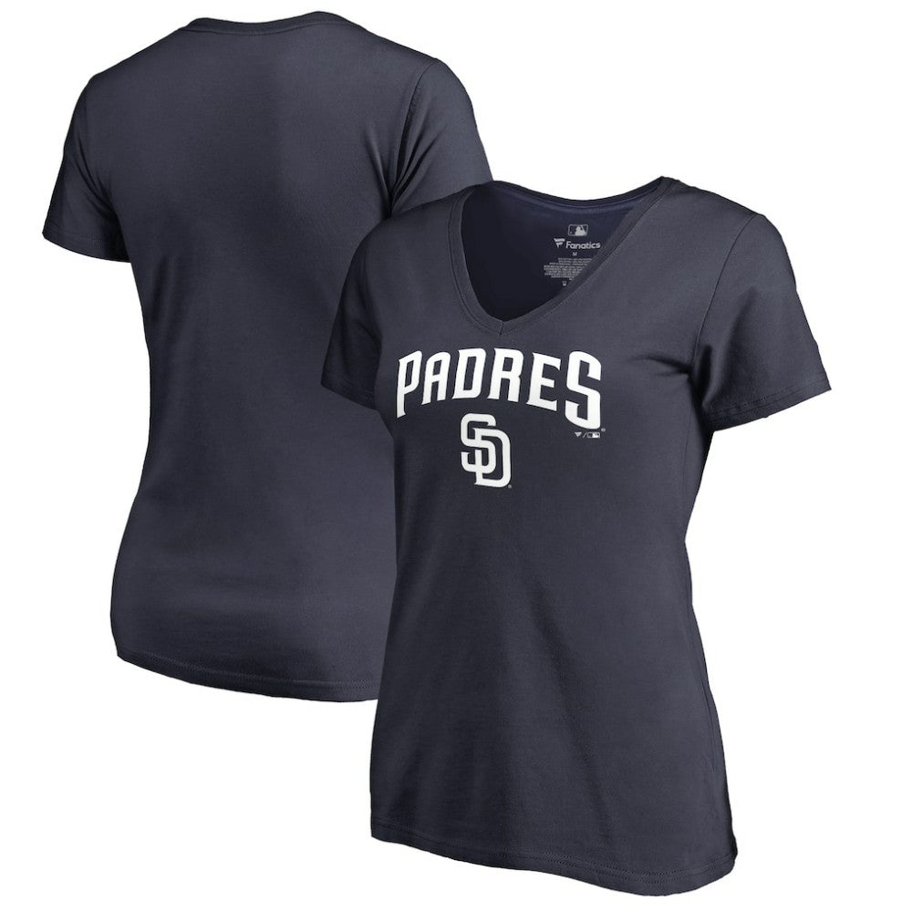 San Diego Padres Women's Team Lockup T-Shirt - Navy - MLB Online
