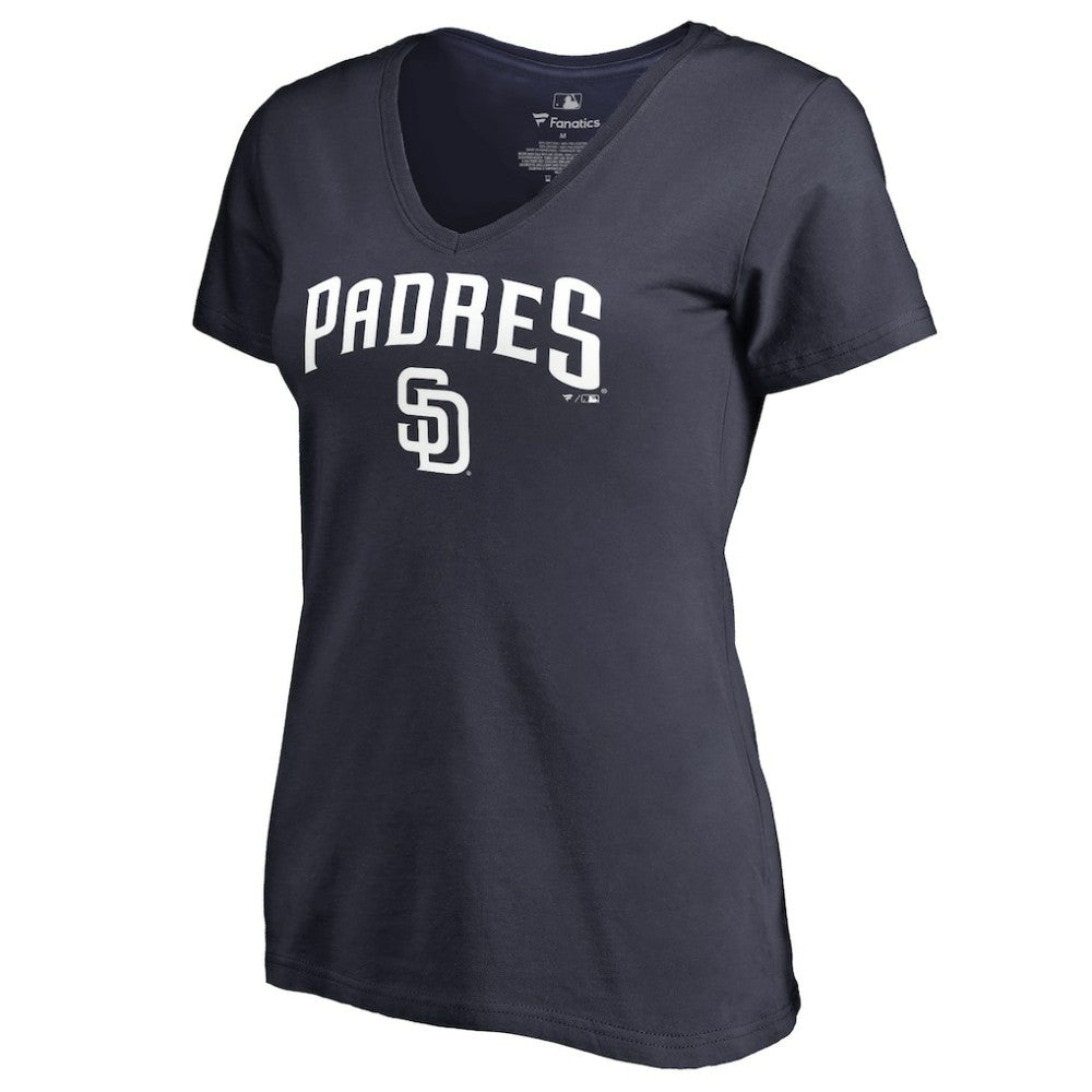 San Diego Padres Women's Team Lockup T-Shirt - Navy - MLB Online