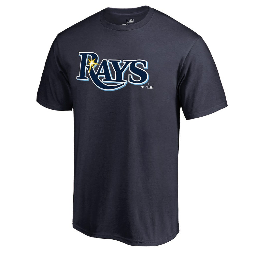 Tampa Bay Rays Team Wordmark T-Shirt - Navy - MLB on Sale
