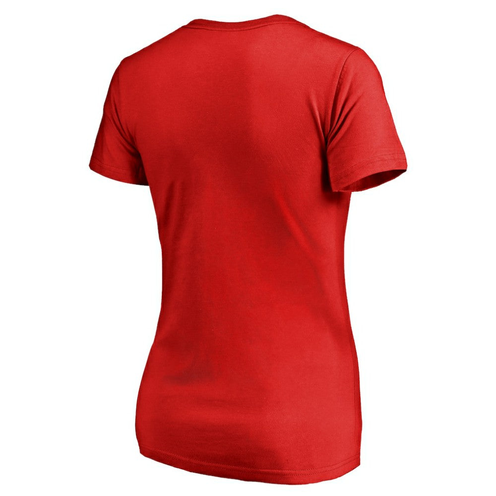 Los Angeles Angels Women's Team Wordmark T-Shirt - Red - MLB Sale