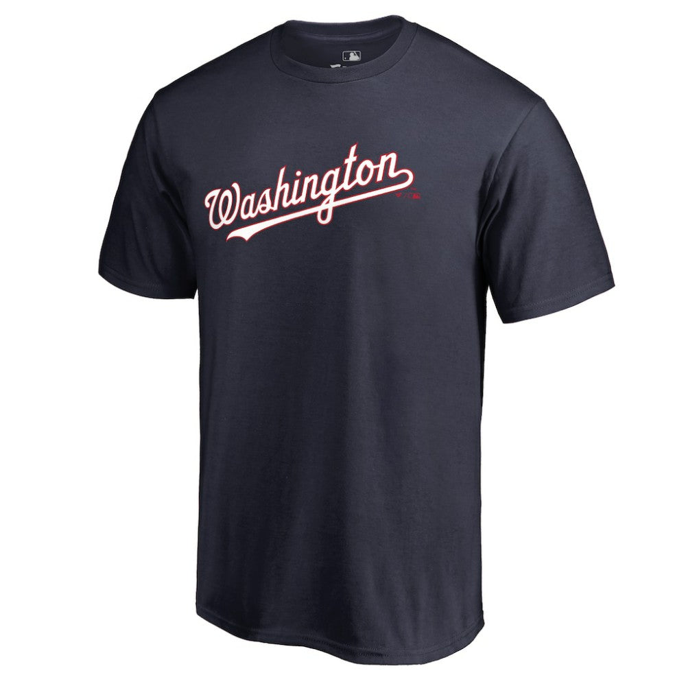 Washington Nationals Team Wordmark T-Shirt - Navy - MLB Online