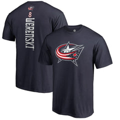 Zach Werenski Columbus Blue Jackets Backer T-Shirt - Navy - NHL 2797286