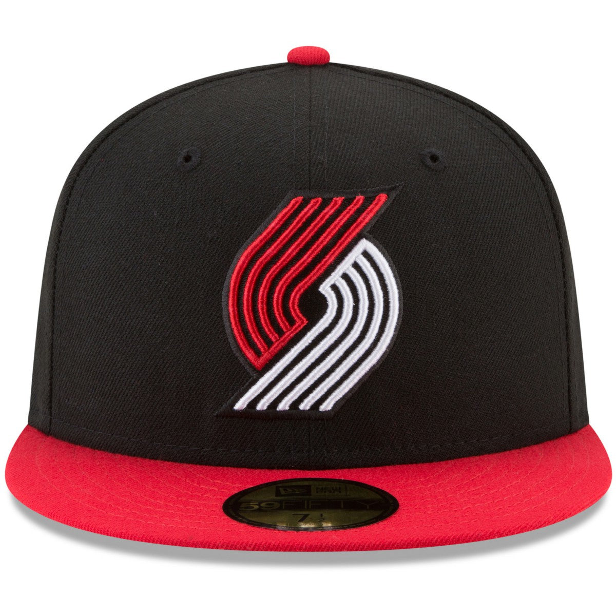 Portland Trail Blazers Team Color 2-Tone 59FIFTY Fitted Hat Black/Red | New Era for sale