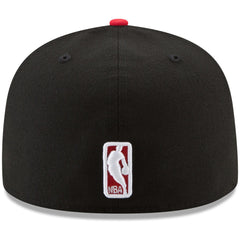 Portland Trail Blazers Team Color 2-Tone 59FIFTY Fitted Hat Black/Red | New Era for sale