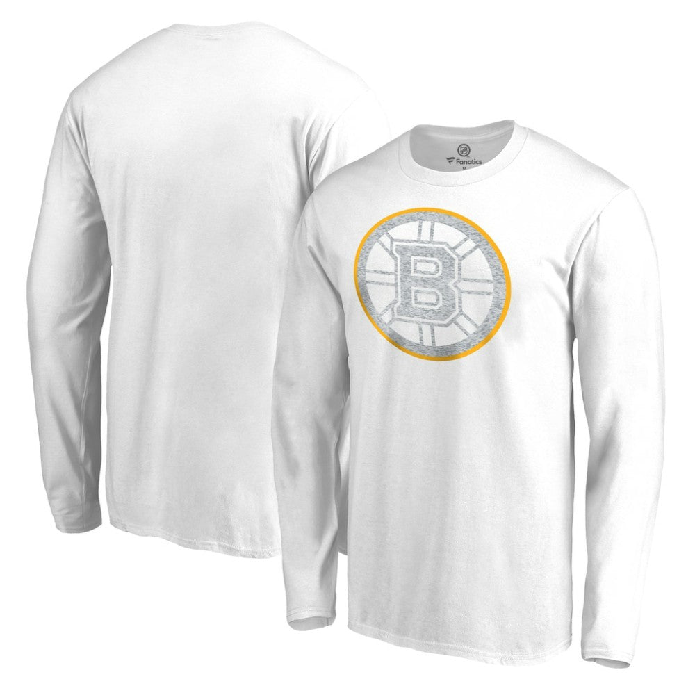 Boston Bruins White Out Long Sleeve T-Shirt - White - NHL 2799916