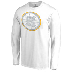 Boston Bruins White Out Long Sleeve T-Shirt - White - NHL 2799916