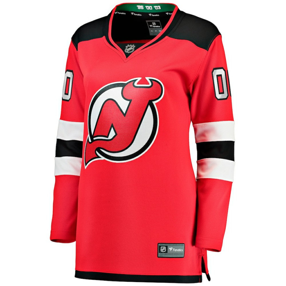 New Jersey Devils Fanatics Women's Home Breakaway Custom Jersey - Red - NHL 2802555