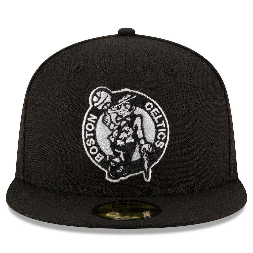Boston Celtics Black & White Logo 59FIFTY Fitted Hat Black | New Era for sale