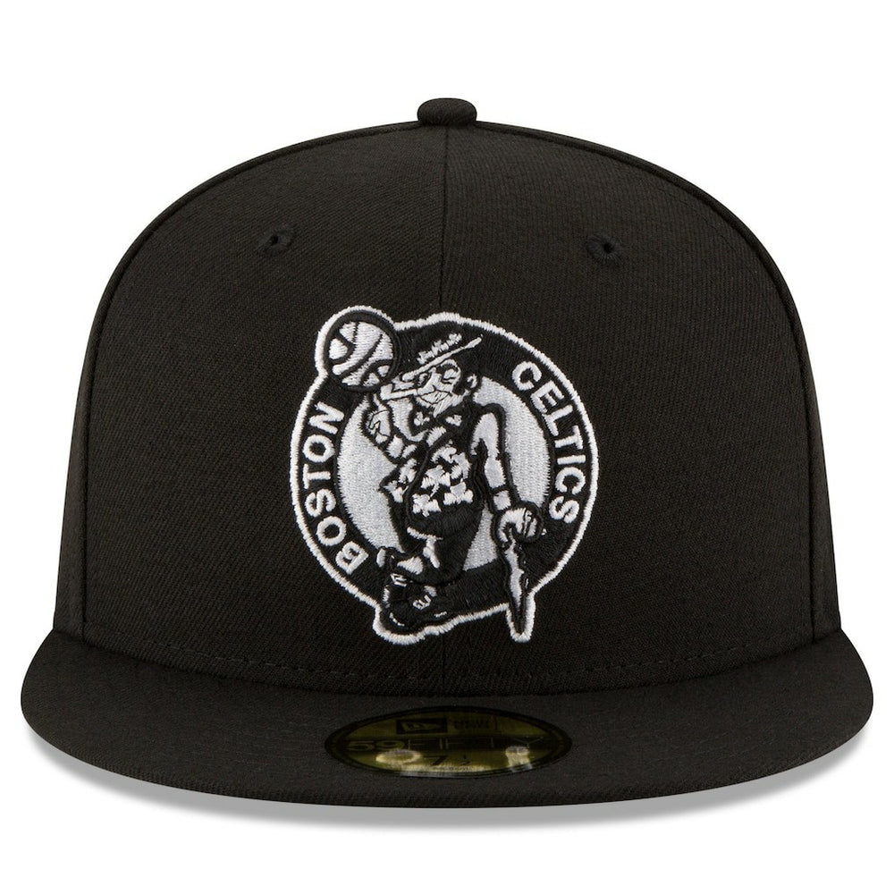 Boston Celtics Black & White Logo 59FIFTY Fitted Hat Black | New Era for sale