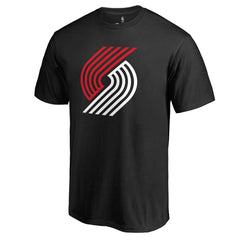 Portland Trail Blazers Fresh Primary Logo T-Shirt Black