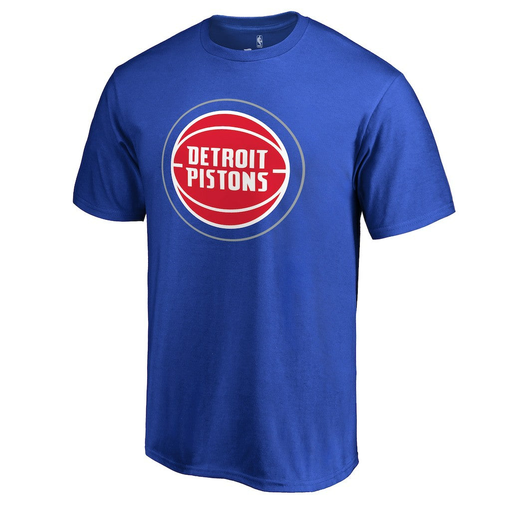 Detroit Pistons Primary Logo 2 T-Shirt Royal