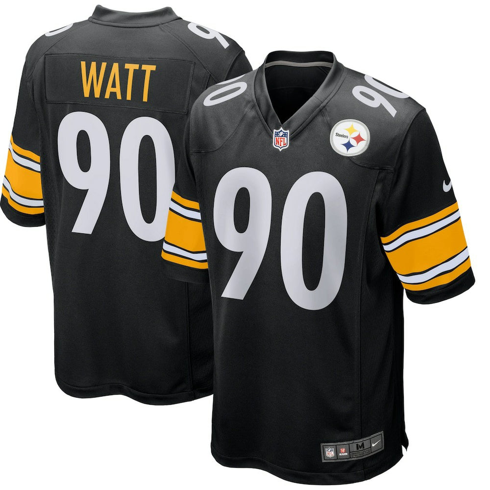 Nike T.J. Watt Pittsburgh Steelers Youth Game Jersey Black