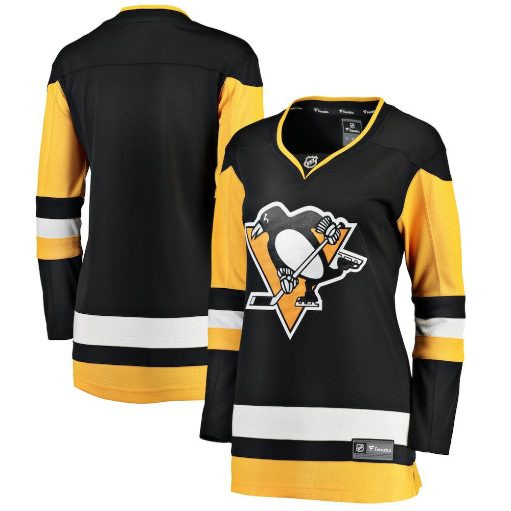 Pittsburgh Penguins Fanatics Women's Home Breakaway Jersey - Black - NHL 2819174