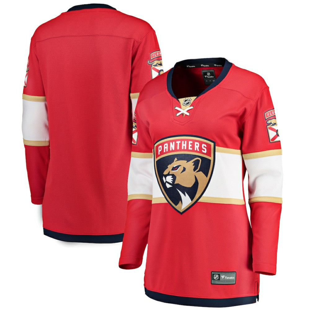 Florida Panthers Fanatics Women's Home Breakaway Jersey - Red - NHL 2819845