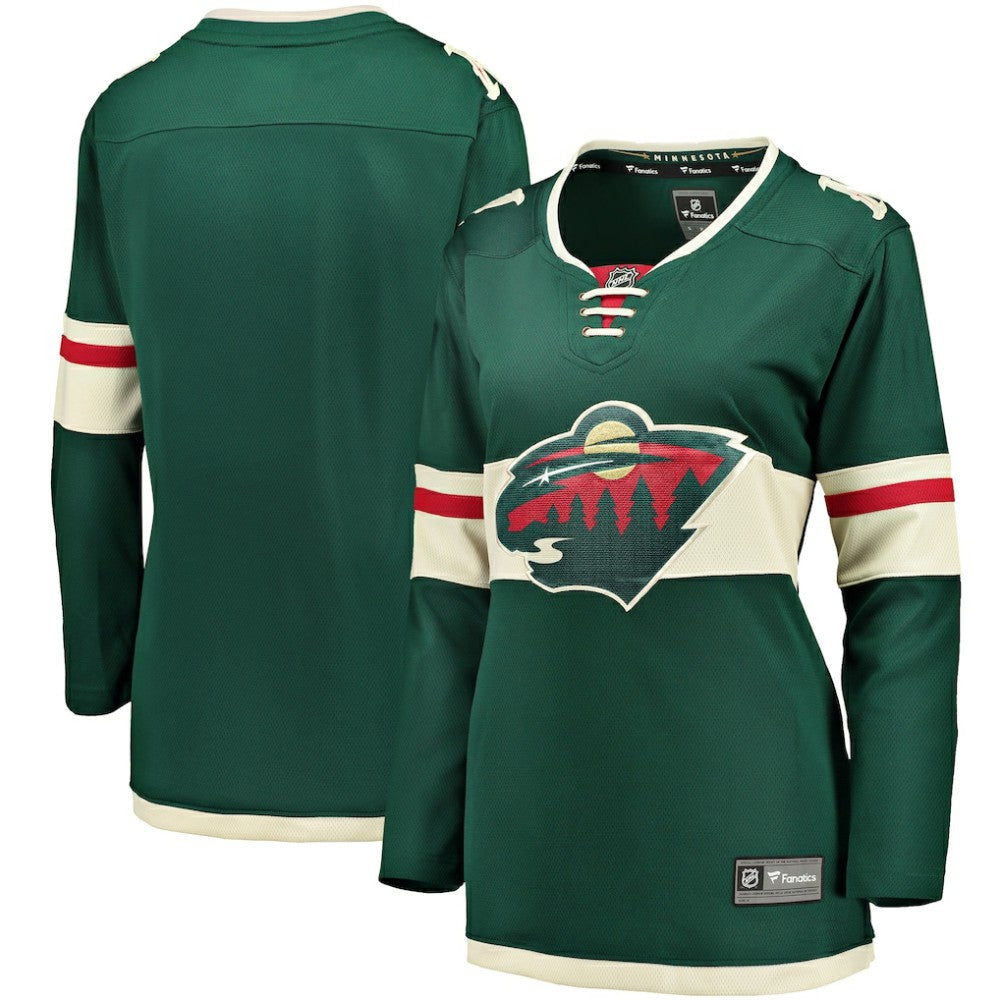 Minnesota Wild Fanatics Women's Home Breakaway Jersey - Green - NHL 2819847