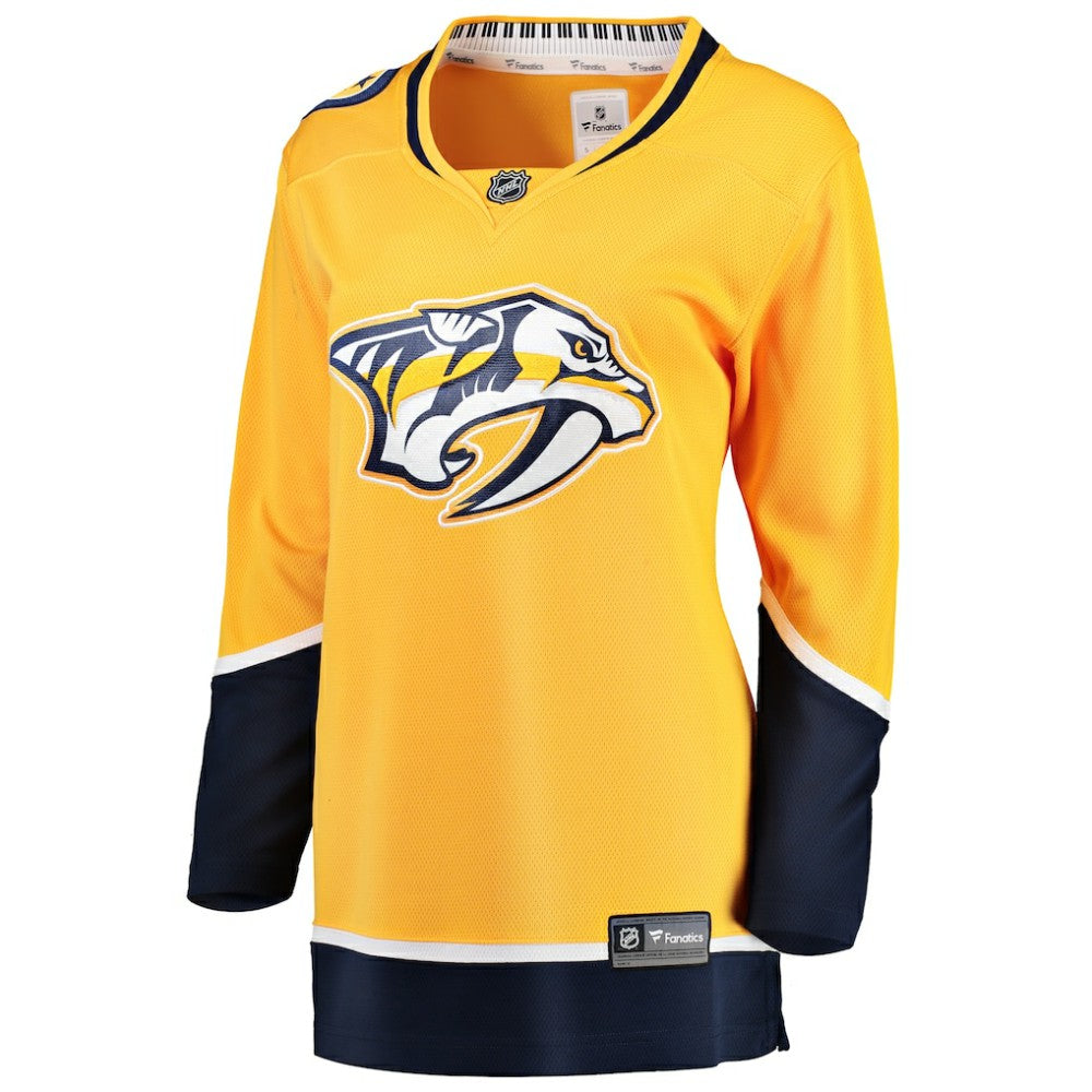 Nashville Predators Fanatics Women's Home Breakaway Jersey - Yellow - NHL 2819849