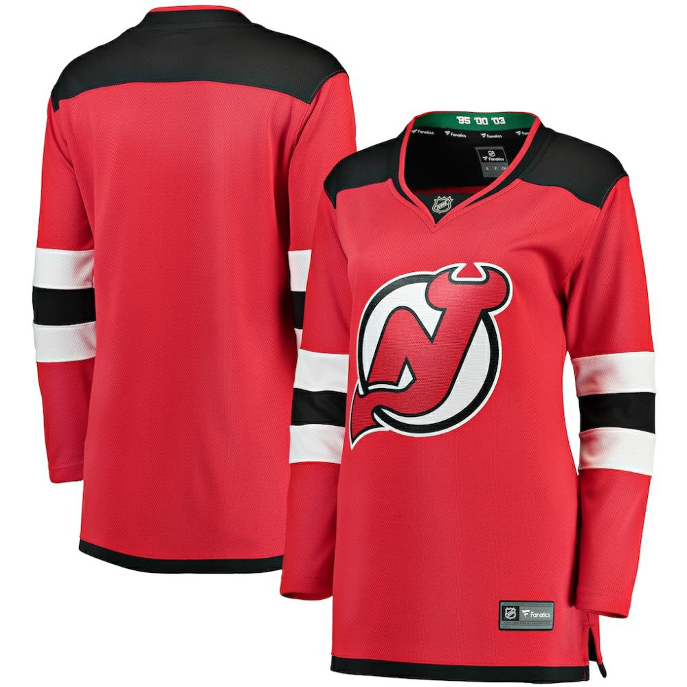 New Jersey Devils Fanatics Women's Home Breakaway Jersey - Red - NHL 2819850