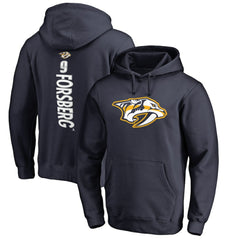 Filip Forsberg Nashville Predators Backer Pullover Hoodie - Navy - NHL 2821022
