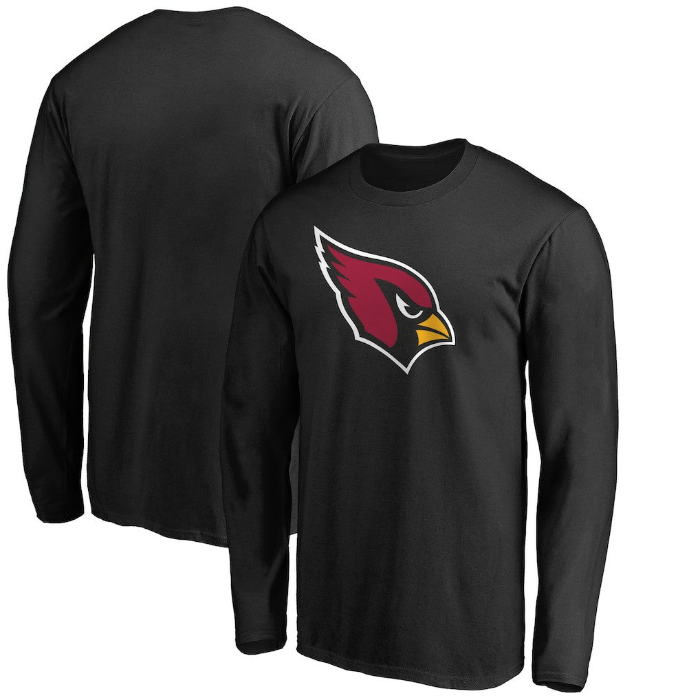 Arizona Cardinals Primary Logo Long-Sleeve T-Shirt Black