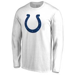Indianapolis Colts Primary Logo Long-Sleeve T-Shirt White