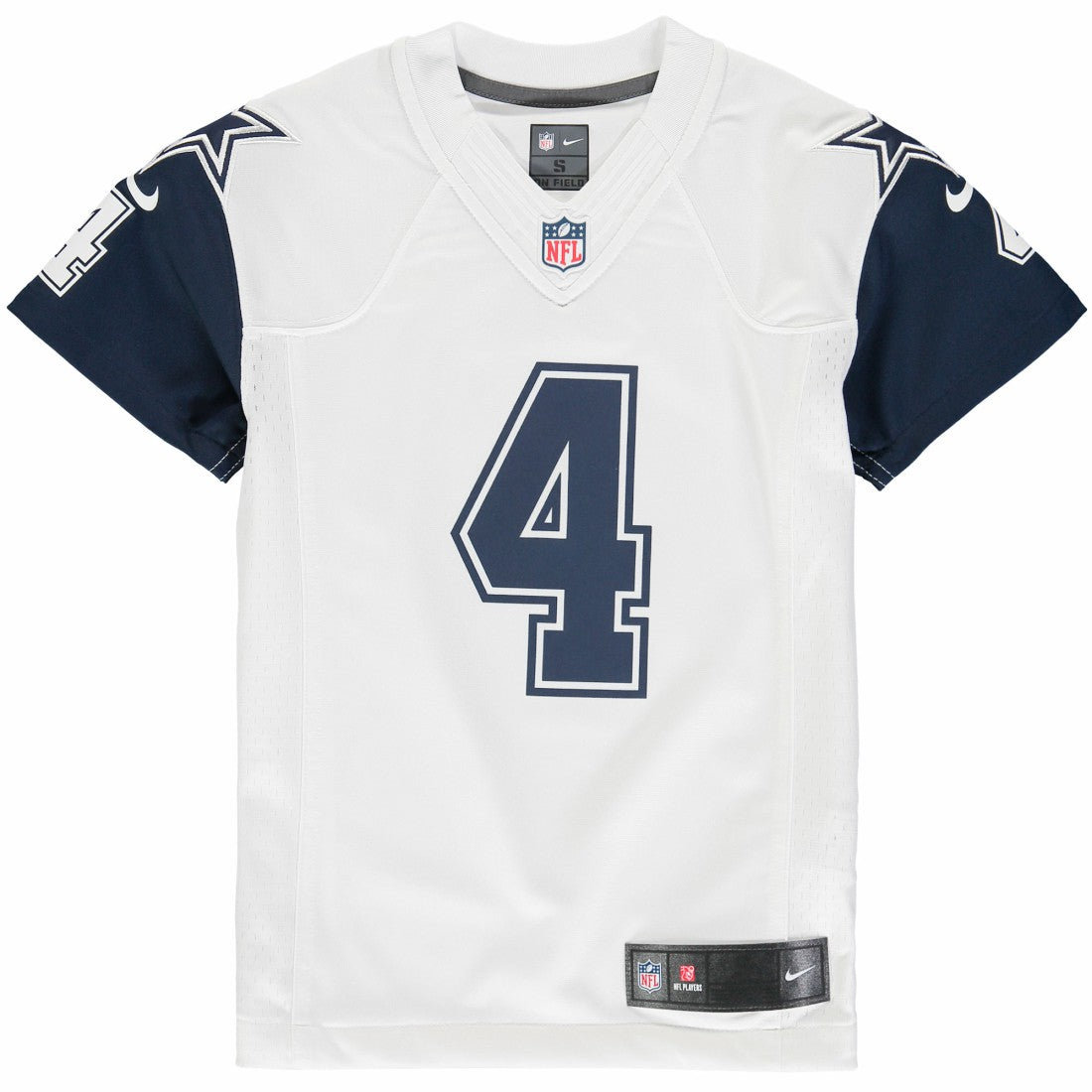 Nike Dak Prescott Dallas Cowboys Youth Color Rush Game Jersey White