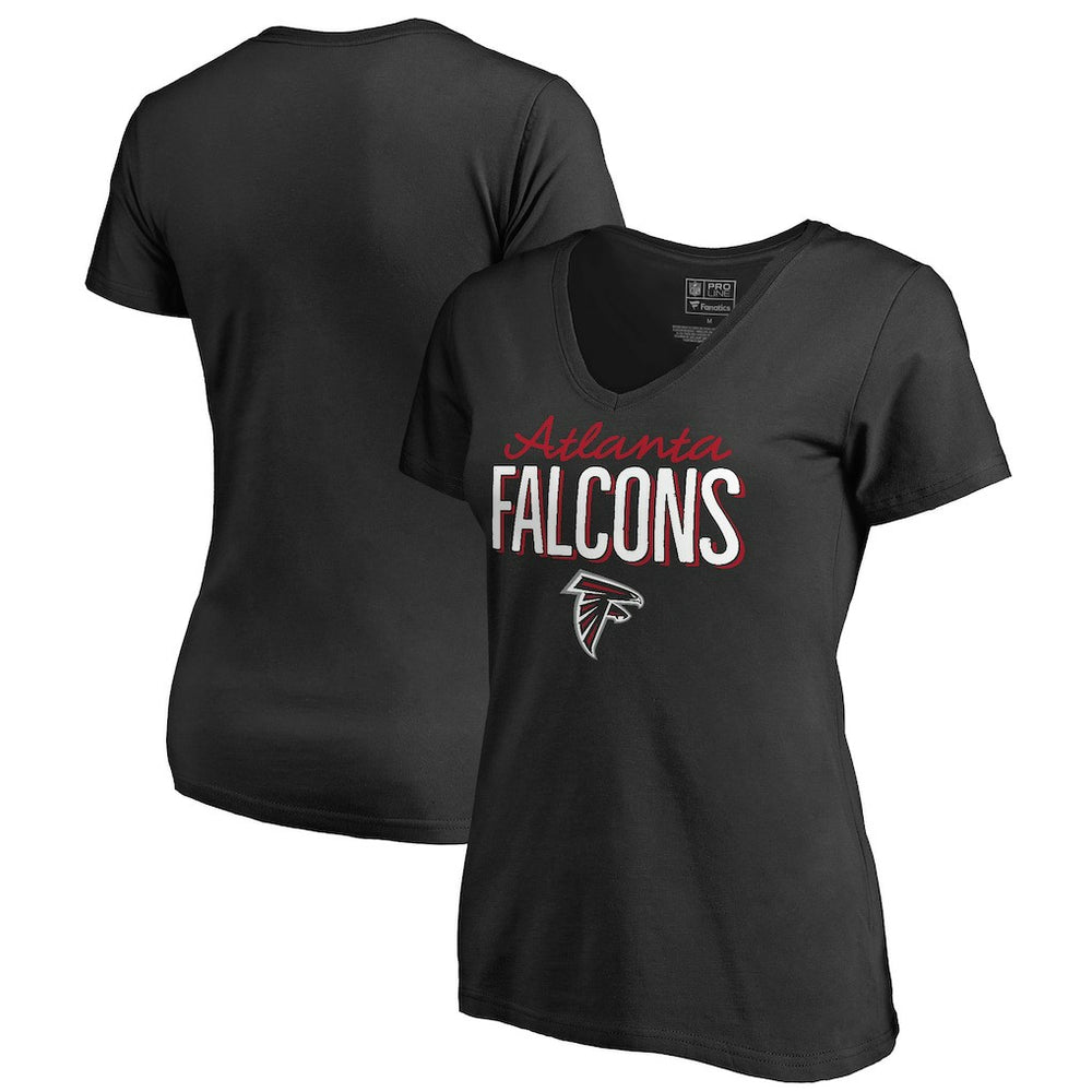 Atlanta Falcons Women's Nostalgia T-Shirt Black