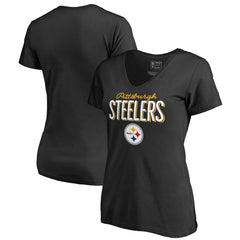 Pittsburgh Steelers Women's Nostalgia T-Shirt Black