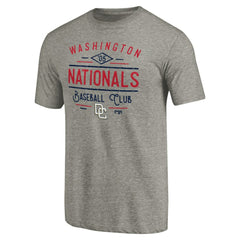 Washington Nationals Cooperstown Collection Doubleday Tri-Blend T-Shirt - Gray - MLB Sale