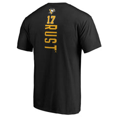 Bryan Rust Pittsburgh Penguins Backer Name & Number T-Shirt - Black - NHL 2842751