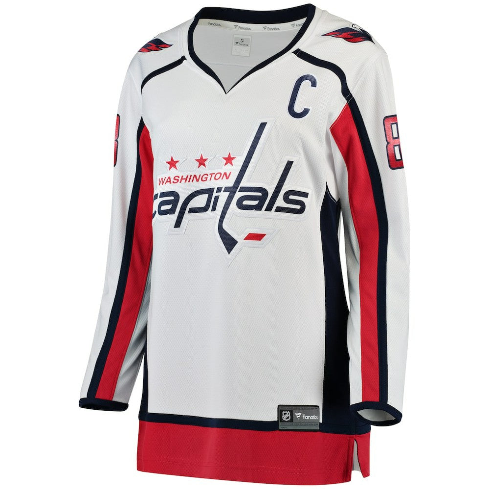 Alexander Ovechkin Washington Capitals Fanatics Women's Away Breakaway Jersey - White - NHL 2844181