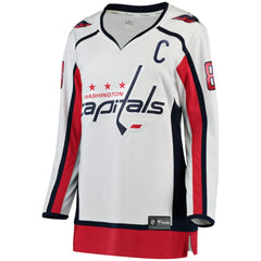 Alexander Ovechkin Washington Capitals Fanatics Women's Away Breakaway Jersey - White - NHL 2844181