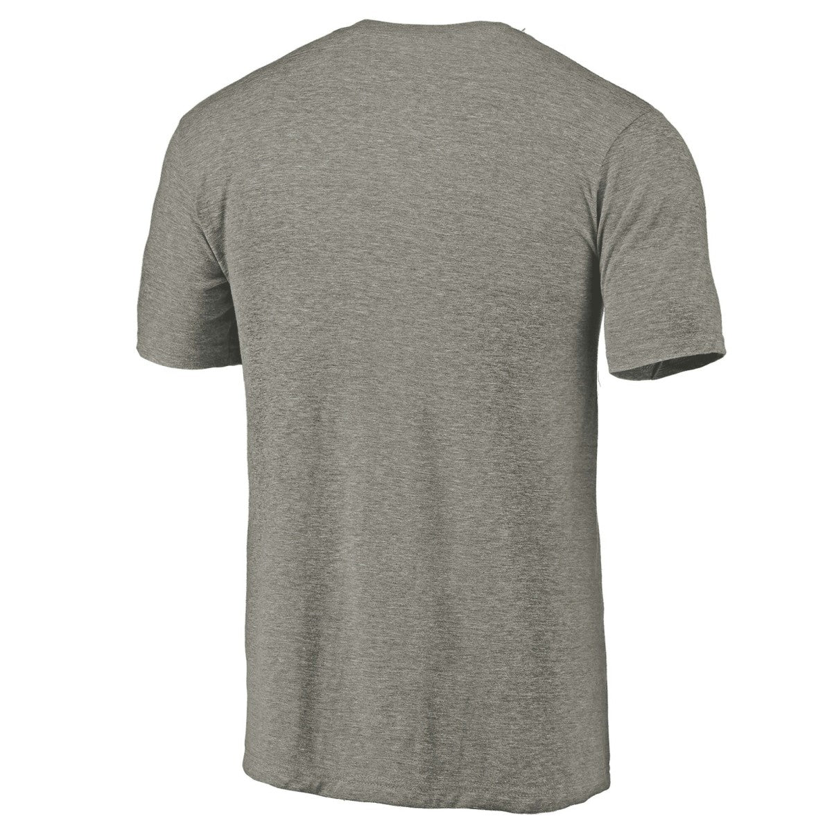 Milwaukee Bucks Distressed Team Logo Tri-Blend T-Shirt Heather Gray