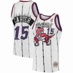 Vince Carter Toronto Raptors 1998/99 Hardwood Classics Swingman Jersey White | Mitchell & Ness Lifestyle