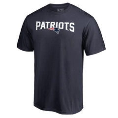 New England Patriots Wordmark T-Shirt Navy