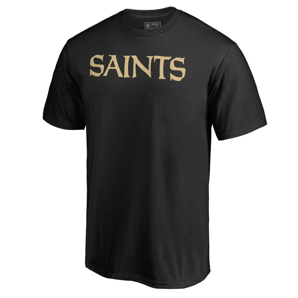 New Orleans Saints Wordmark T-Shirt Black