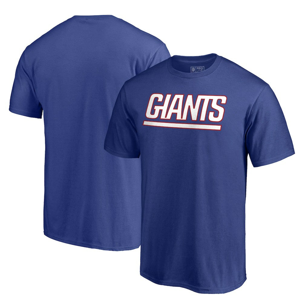 New York Giants Wordmark T-Shirt Royal