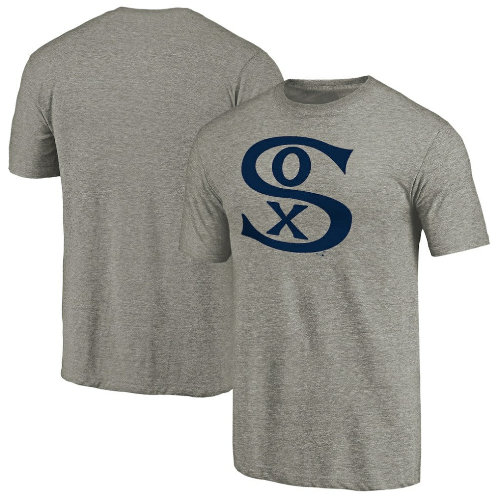 Chicago White Sox Cooperstown Collection Forbes Tri-Blend T-Shirt - Ash - MLB Lifestyle